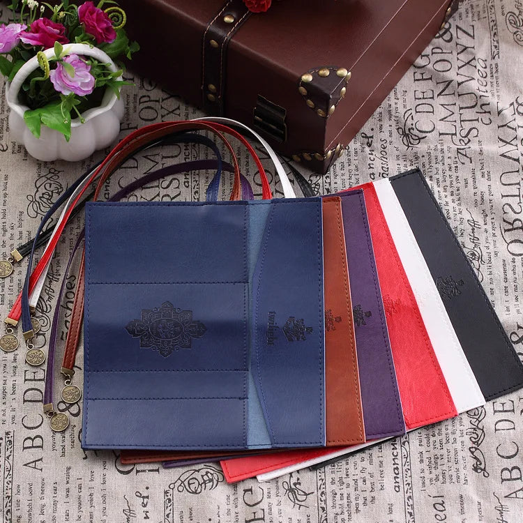 New Style Roll PU Leather Purse Pouch Makeup Pem Pencil Case Cosmetic Bag Retro