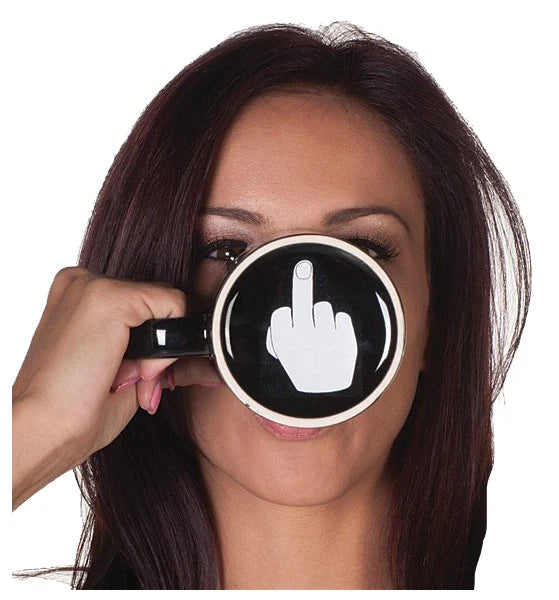 Drop shipping!Ceramic Middle Finger Coffee Cups Personality Office Gifts Have A Nice Day Mug CUP for christmas/birthday gift