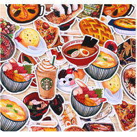 32pcs Creative Cute Self-made Daily Food / Drink Scrapbooking Stickers /decorative Sticker /DIY Craft Photo Albums/trunk Stickes